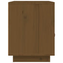 vidaXL 2 db mézbarna tömör fenyőfa éjjeliszekrény 40 x 34 x 45 cm