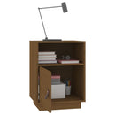 vidaXL mézbarna tömör fenyőfa éjjeliszekrény 40 x 34 x 55 cm