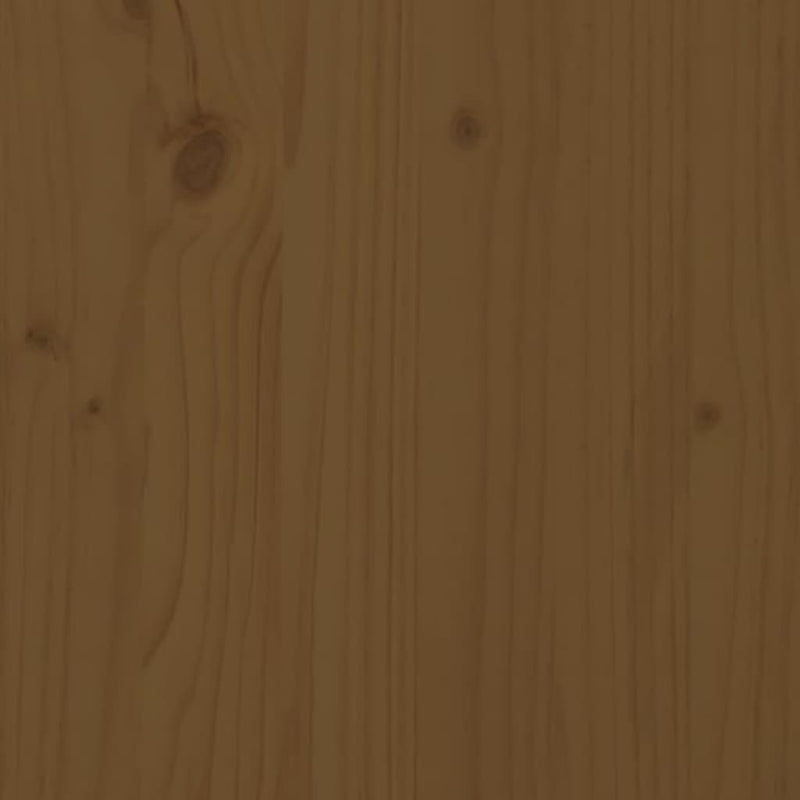 vidaXL mézbarna tömör fenyőfa tálalószekrény 100 x 40 x 75 cm