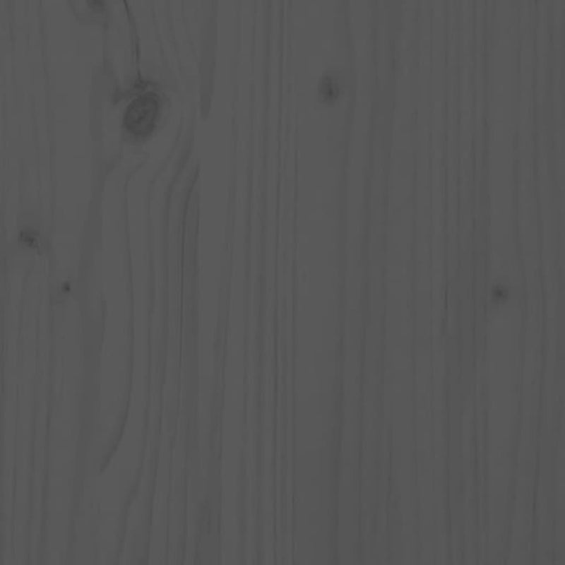 vidaXL szürke tömör fenyőfa tálalószekrény 100 x 40 x 75 cm