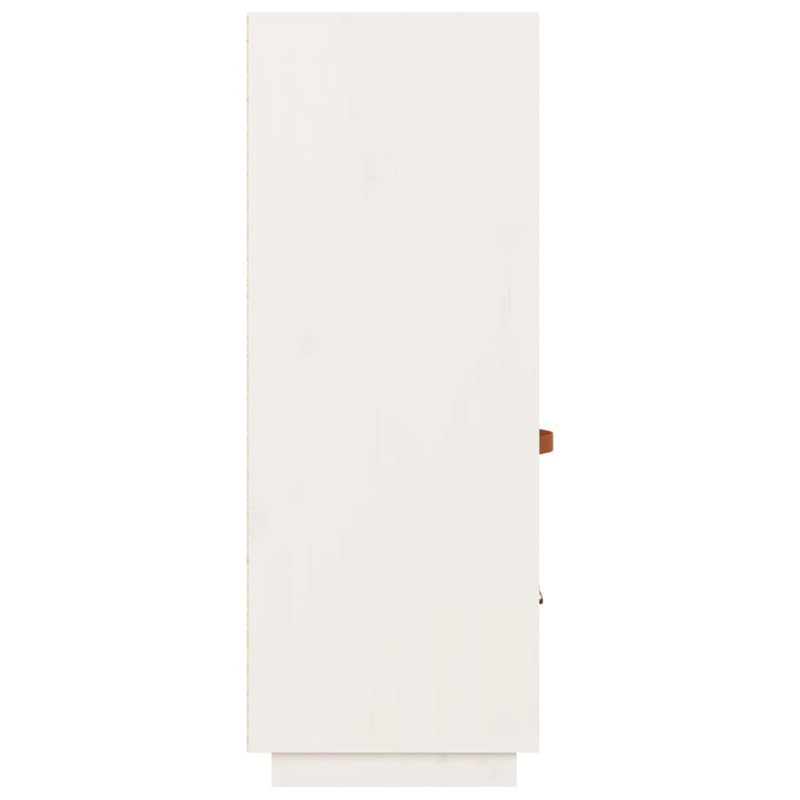 vidaXL fehér tömör fenyőfa magasszekrény 67 x 40 x 108,5 cm