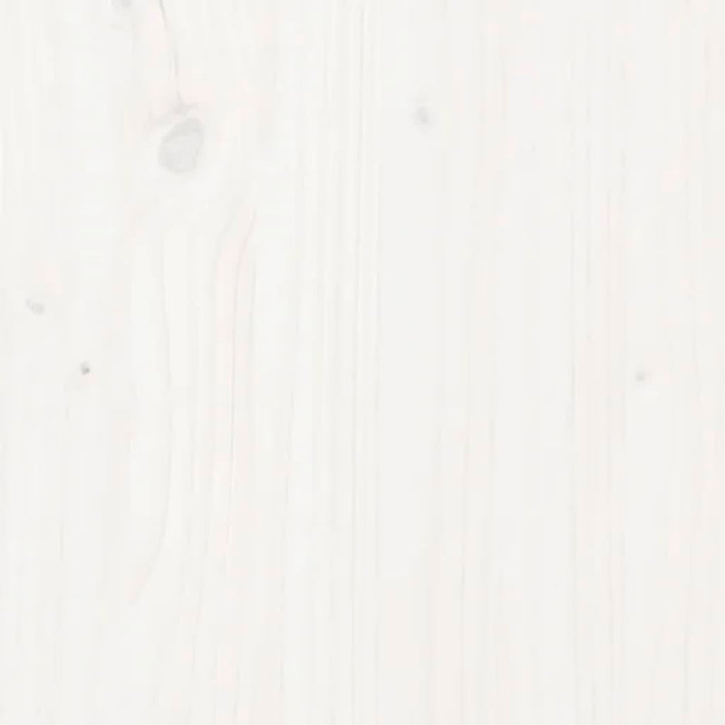 vidaXL fehér tömör fenyőfa magasszekrény 100 x 40 x 108,5 cm