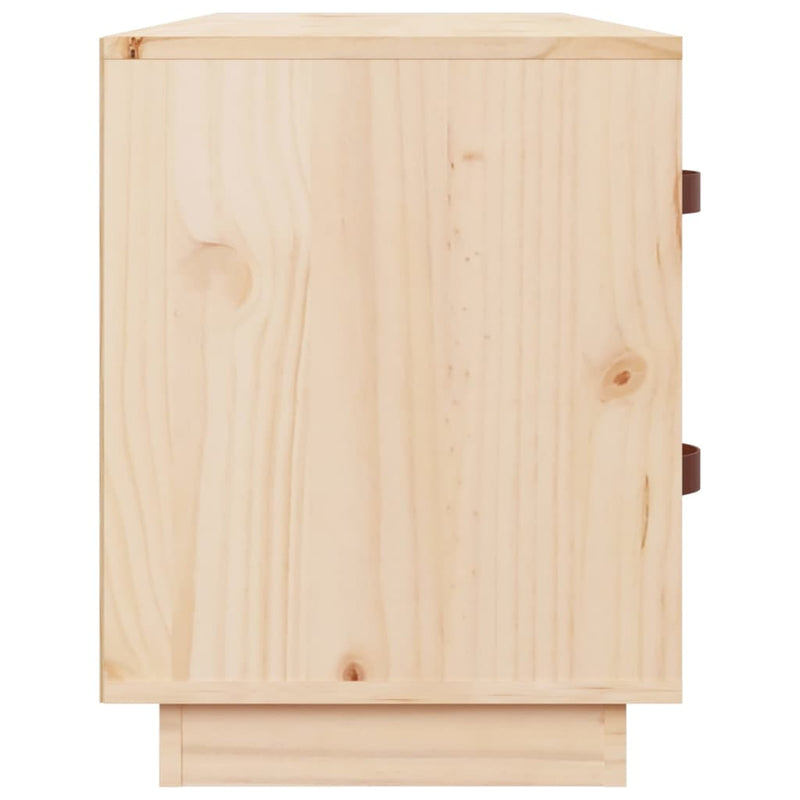 vidaXL tömör fenyőfa cipőtároló pad 100 x 34 x 45 cm