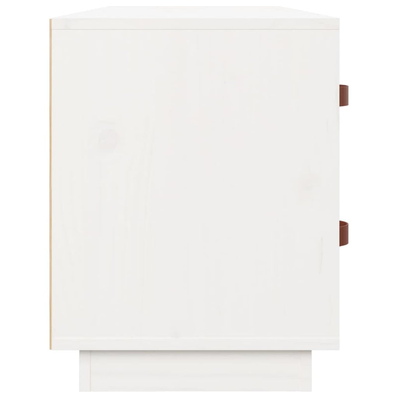 vidaXL fehér tömör fenyőfa cipőtároló pad 100 x 34 x 45 cm