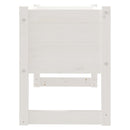 vidaXL fehér tömör fenyőfa növénytartó 78 x 40 x 52 cm