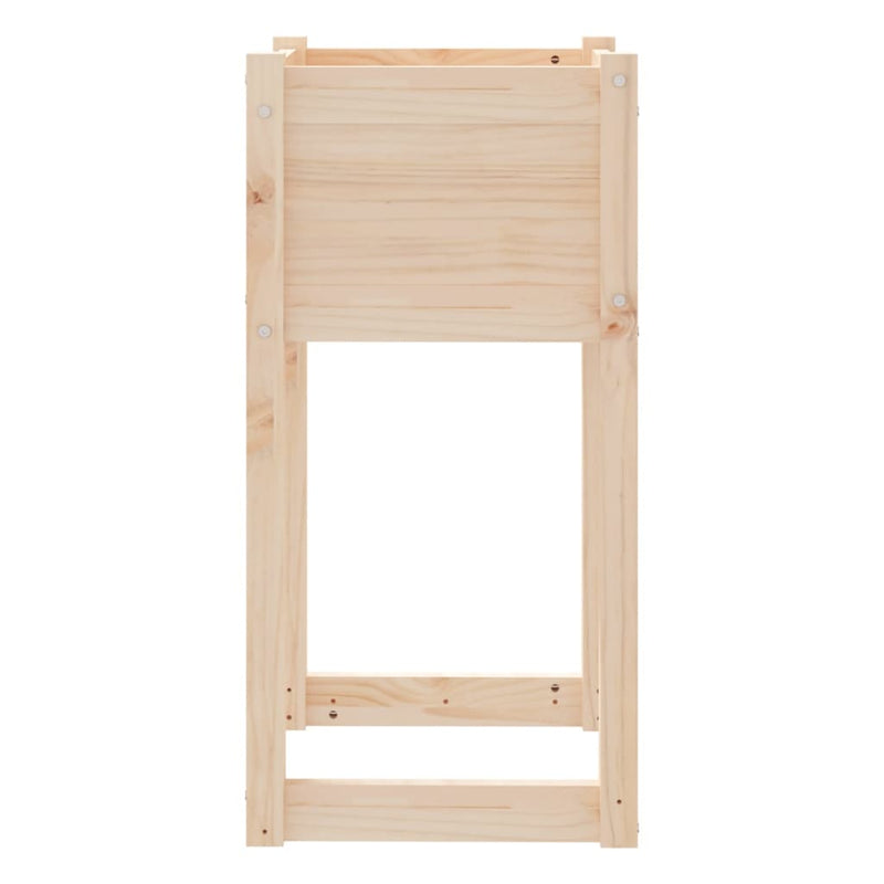 vidaXL 2 db tömör fenyőfa növénytartó 40x40x81 cm