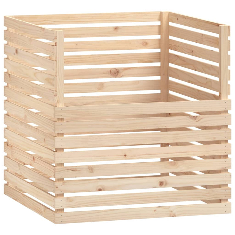 vidaXL tömör fenyőfa komposztáló 100x100x102 cm