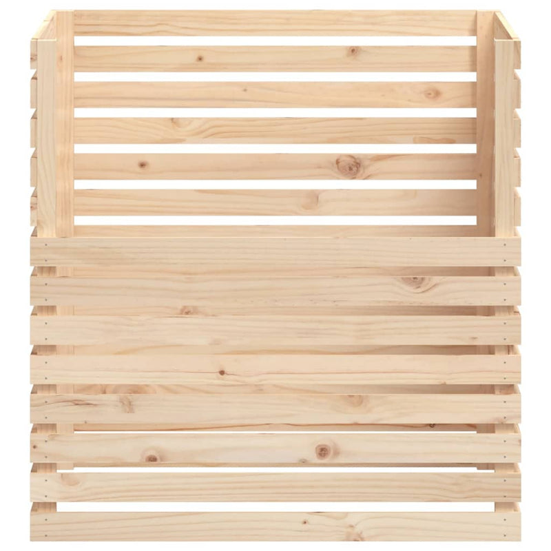 vidaXL tömör fenyőfa komposztáló 100x100x102 cm