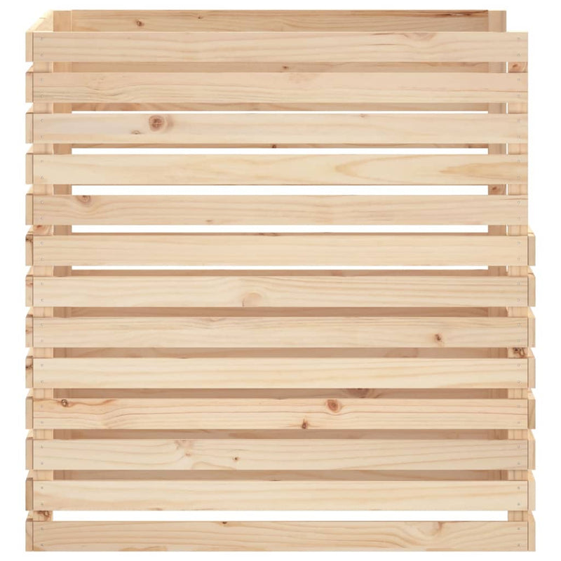 vidaXL tömör fenyőfa komposztáló 100x100x102 cm