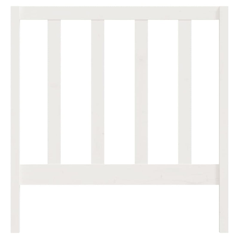 vidaXL fehér tömör fenyőfa ágy fejtámla 95 x 4 x 100 cm