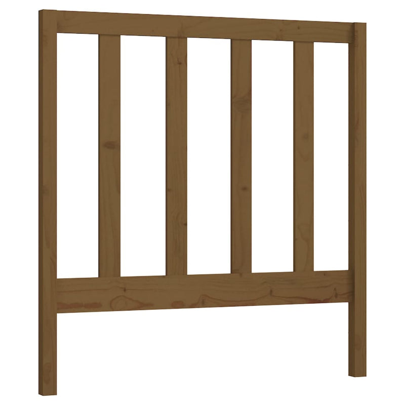 vidaXL mézbarna tömör fenyőfa ágyfejtámla 95 x 4 x 100 cm