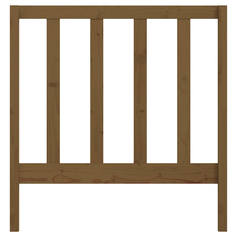 vidaXL mézbarna tömör fenyőfa ágyfejtámla 95 x 4 x 100 cm