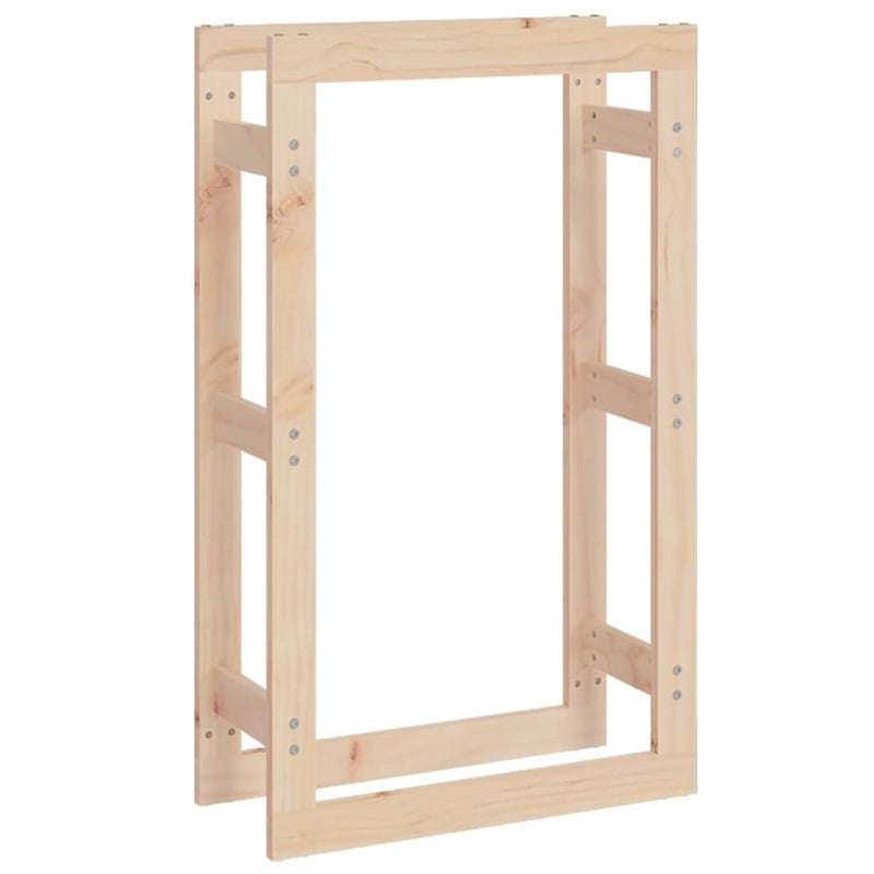 vidaXL tömör fenyőfa tűzifatartó állvány 60x25x100 cm