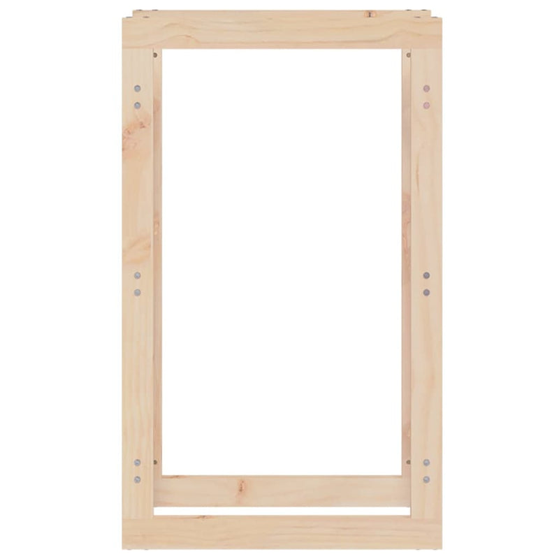 vidaXL tömör fenyőfa tűzifatartó állvány 60x25x100 cm
