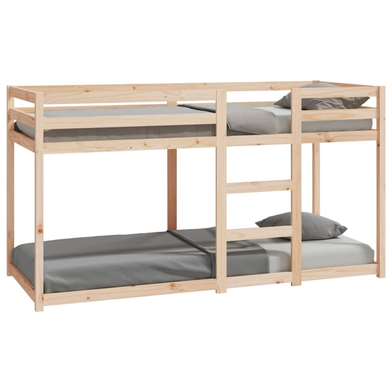 vidaXL tömör fenyőfa emeletes ágy 80x200 cm