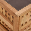 vidaXL 2 db tömör diófa éjjeliszekrény 34 x 34 x 34 cm
