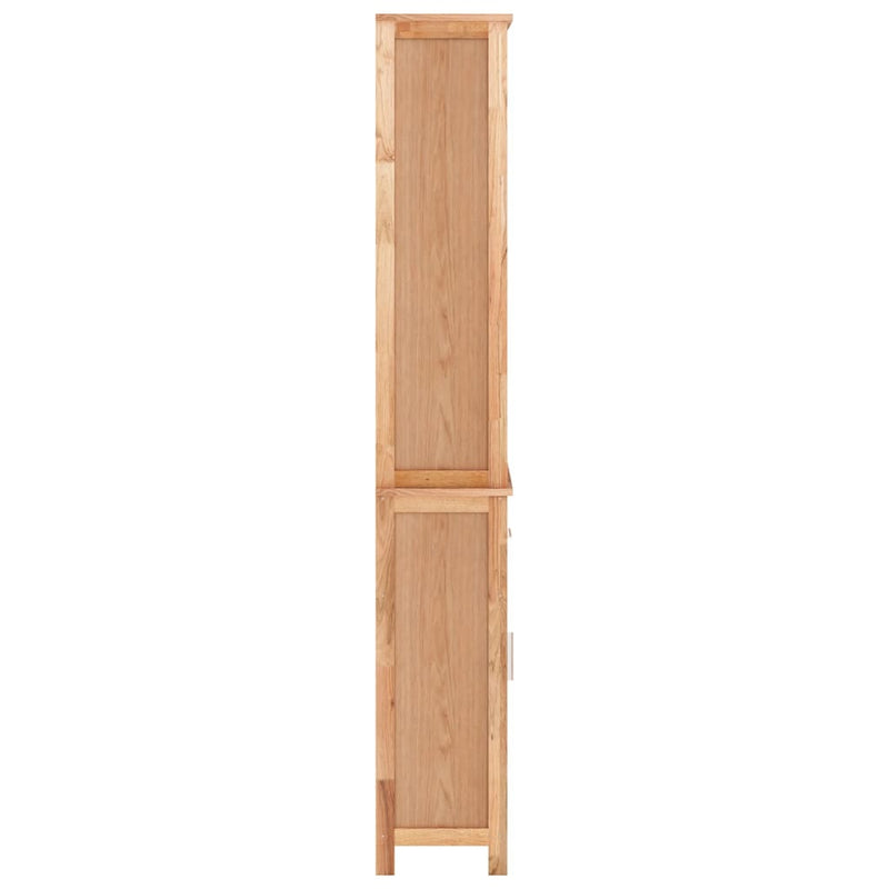 vidaXL tömör diófa fürdőszobaszekrény 42 x 29 x 182 cm