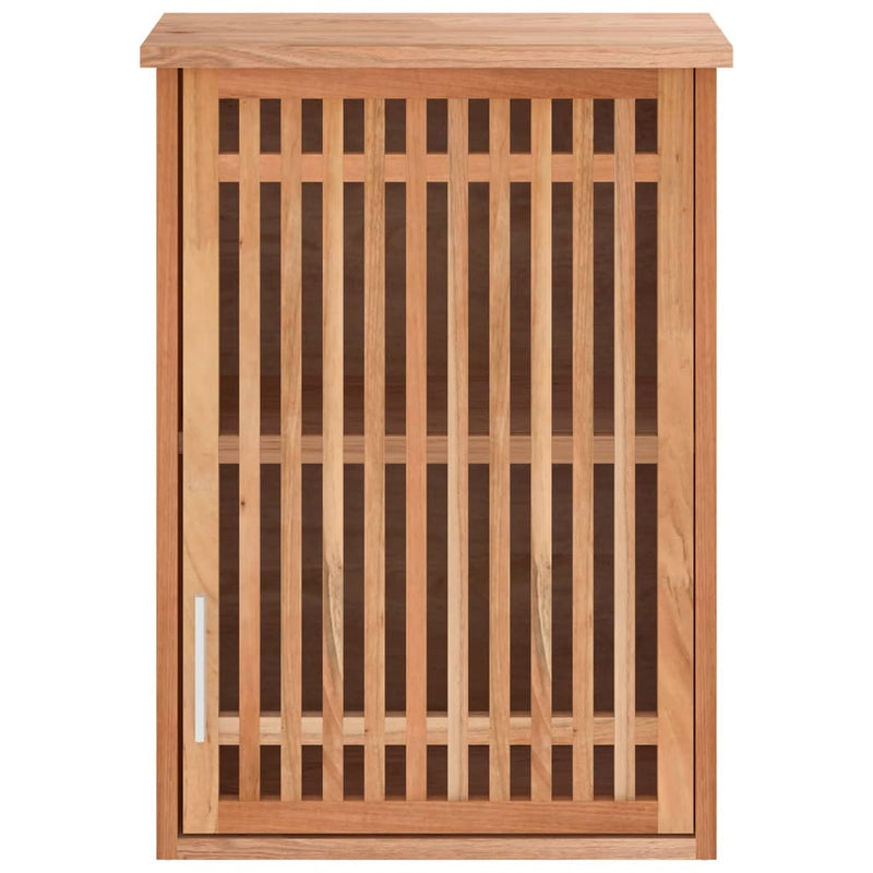 vidaXL tömör diófa falra szerelhető fürdőszobaszekrény 42 x 23 x 60 cm