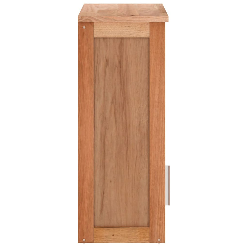 vidaXL tömör diófa falra szerelhető fürdőszobaszekrény 42 x 23 x 60 cm