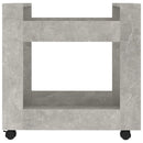 vidaXL betonszürke szerelt fa asztal-kocsi 60 x 45 x 60 cm