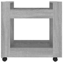 vidaXL szürke sonoma szerelt fa asztal-kocsi 60 x 45 x 60 cm
