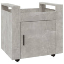 vidaXL betonszürke szerelt fa asztal-kocsi 60 x 45 x 60 cm