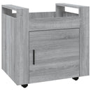 vidaXL szürke sonoma szerelt fa asztal-kocsi 60 x 45 x 60 cm