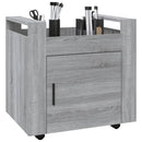 vidaXL szürke sonoma szerelt fa asztal-kocsi 60 x 45 x 60 cm