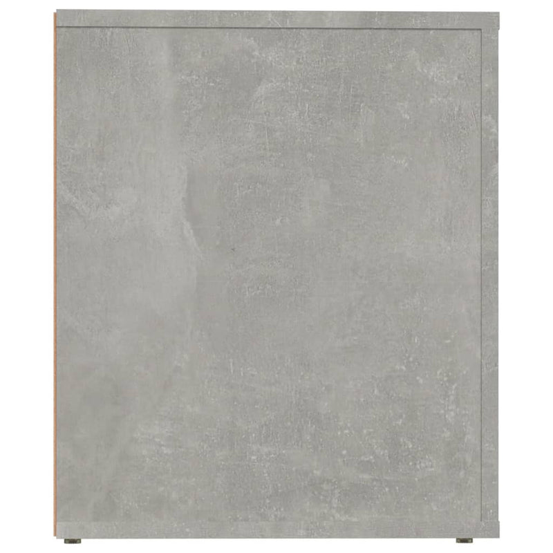 vidaXL betonszürke éjjeliszekrény 50x39x47 cm