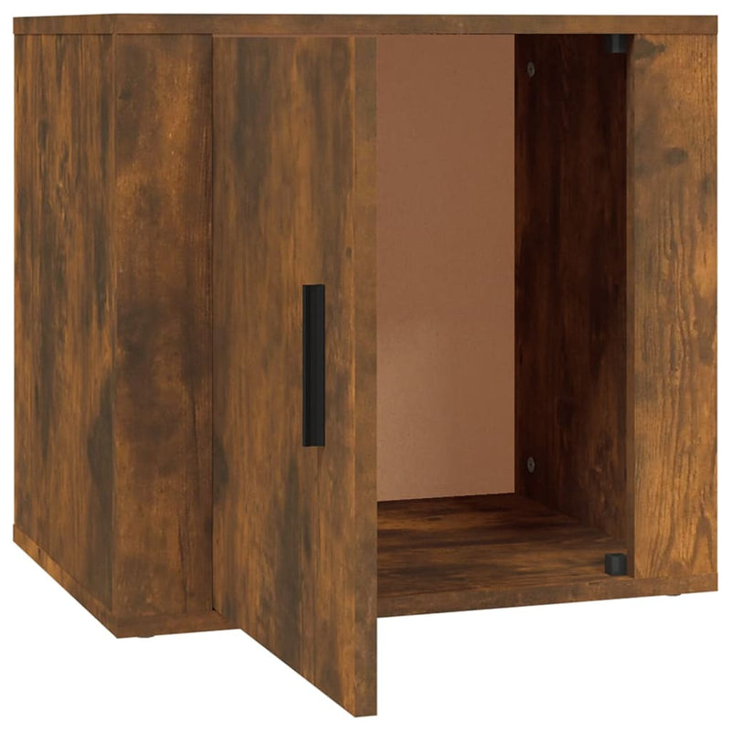 vidaXL 2 db füstös tölgy színű éjjeliszekrény 50x39x47 cm