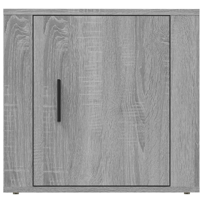 vidaXL 2 db szürke sonoma színű éjjeliszekrény 50x39x47 cm