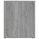 vidaXL 2 db szürke sonoma színű éjjeliszekrény 50x39x47 cm