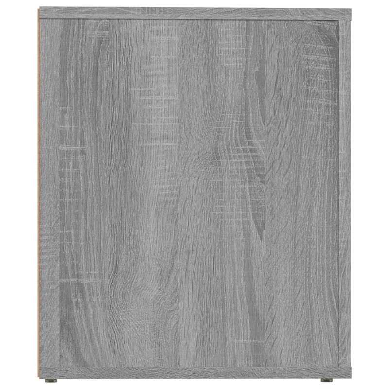 vidaXL 2 db szürke sonoma színű éjjeliszekrény 50x39x47 cm