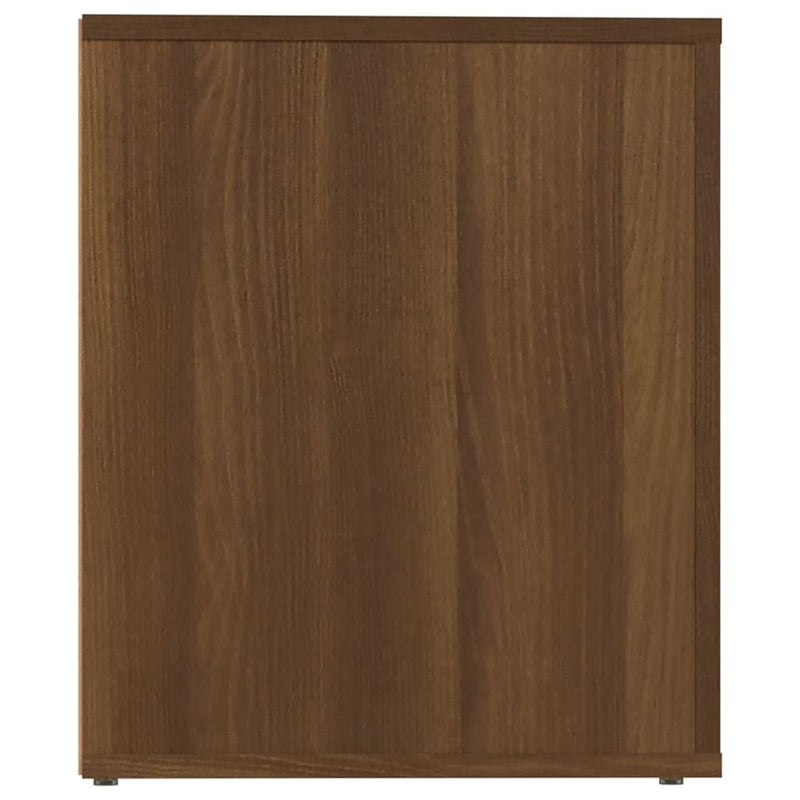vidaXL 2 db barna tölgy éjjeliszekrény 50 x 39 x 47 cm