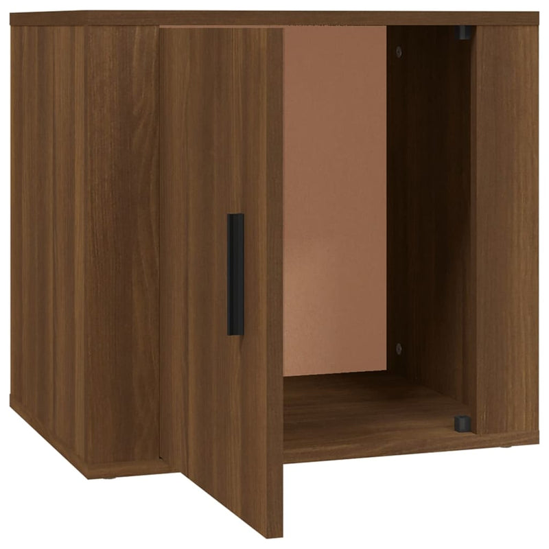 vidaXL 2 db barna tölgy éjjeliszekrény 50 x 39 x 47 cm