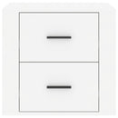 vidaXL magasfényű fehér éjjeliszekrény 50x39x47 cm