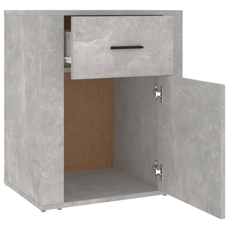 vidaXL betonszürke szerelt fa éjjeliszekrény 50 x 36 x 60 cm