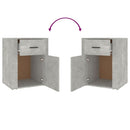 vidaXL betonszürke szerelt fa éjjeliszekrény 50 x 36 x 60 cm