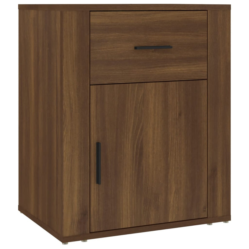 vidaXL barna tölgyszínű szerelt fa éjjeliszekrény 50 x 36 x 60 cm