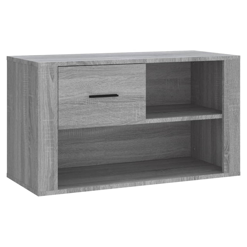 vidaXL szürke sonoma színű szerelt fa cipősszekrény 80x35x45 cm