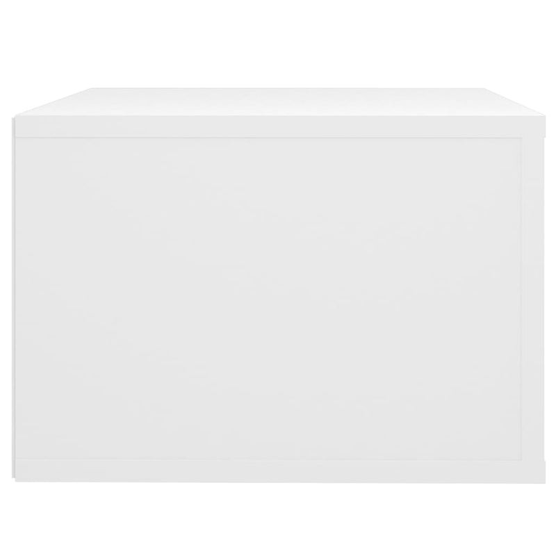vidaXL 2 db fehér falra szerelhető éjjeliszekrény 50 x 36 x 25 cm