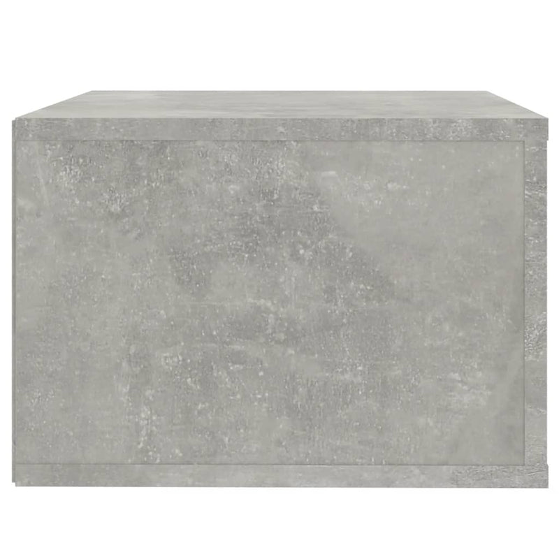 vidaXL 2 db betonszürke falra szerelhető éjjeliszekrény 50x36x25 cm