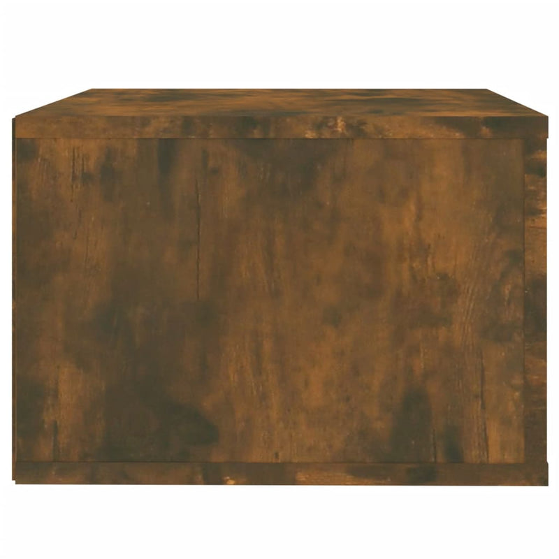 vidaXL 2db füstös tölgy színű fali éjjeliszekrény 50 x 36 x 25 cm