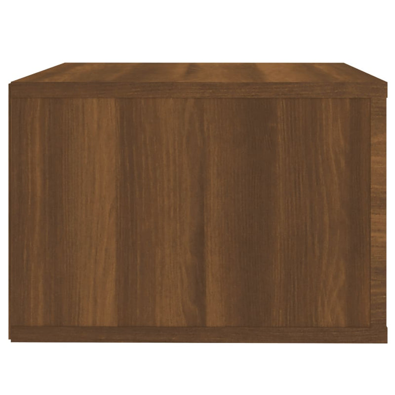 vidaXL 2 db barna tölgy színű fali éjjeliszekrény 50 x 36 x 25 cm