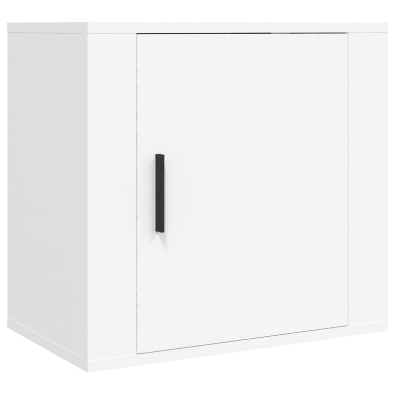 vidaXL 2 db fehér falra szerelhető éjjeliszekrény 50x30x47 cm