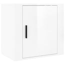 vidaXL magasfényű fehér falra szerelhető éjjeliszekrény 50x30x47 cm