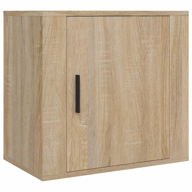 vidaXL 2 db sonoma tölgy falra szerelhető éjjeliszekrény 50x30x47 cm
