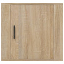 vidaXL 2 db sonoma tölgy falra szerelhető éjjeliszekrény 50x30x47 cm