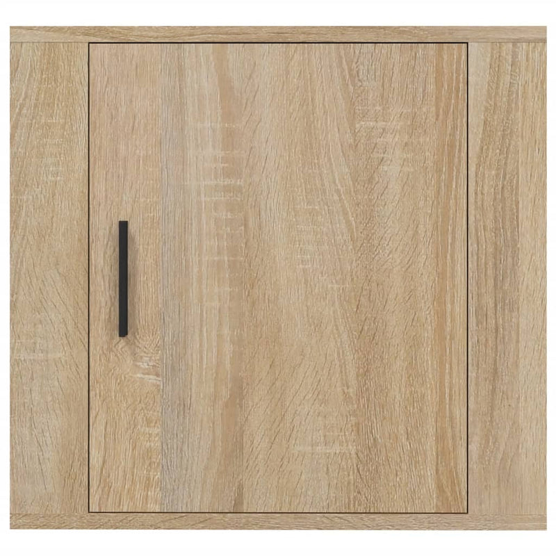 vidaXL 2 db sonoma tölgy falra szerelhető éjjeliszekrény 50x30x47 cm