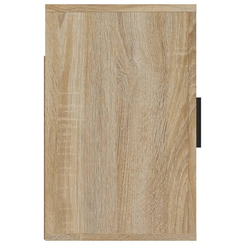 vidaXL 2 db sonoma tölgy falra szerelhető éjjeliszekrény 50x30x47 cm